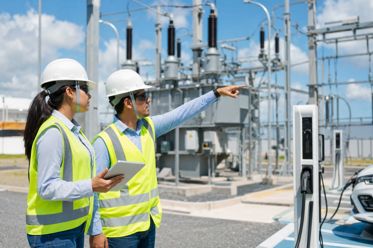 Equipe técnica no projeto AXIA Energia, João Pessoa